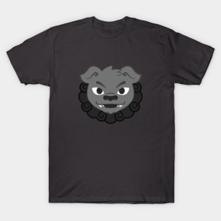 Grey Komainu Lion Dog T-Shirt